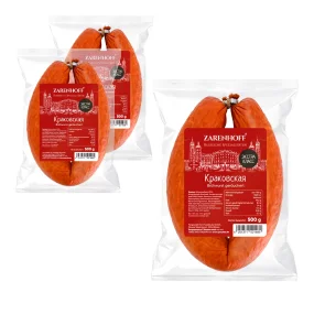 Wurst - Krakauer, Schweinefleisch, Zarenhoff 3 х 600 g